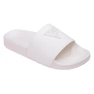 Klapki i japonki damskie - Damskie Klapki GUESS GUESS BEACH SLIPPERS E3GZ12BB00F-G011 – Biały - miniaturka - grafika 1