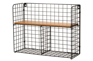 Metalowa półka biurowa 45 x 15,5 x 35,5 cm - Przyborniki na biurko Metalowa półka biurowa 45 x 15,5 x 35,5 cm - Przyborniki na biurko - miniaturka - grafika 1