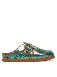 Laura Vita Klapki Brownieo 12 Srebrny - Klapki i japonki damskie - miniaturka - grafika 1