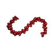 Girlanda z bombek czerwona 1,5 m