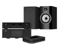 Zestawy stereo - Rotel RC-1572 MkII (czarny) + RB-1582 MkII (czarny) + Node (czarny) + 706 S3 (czarny) - miniaturka - grafika 1