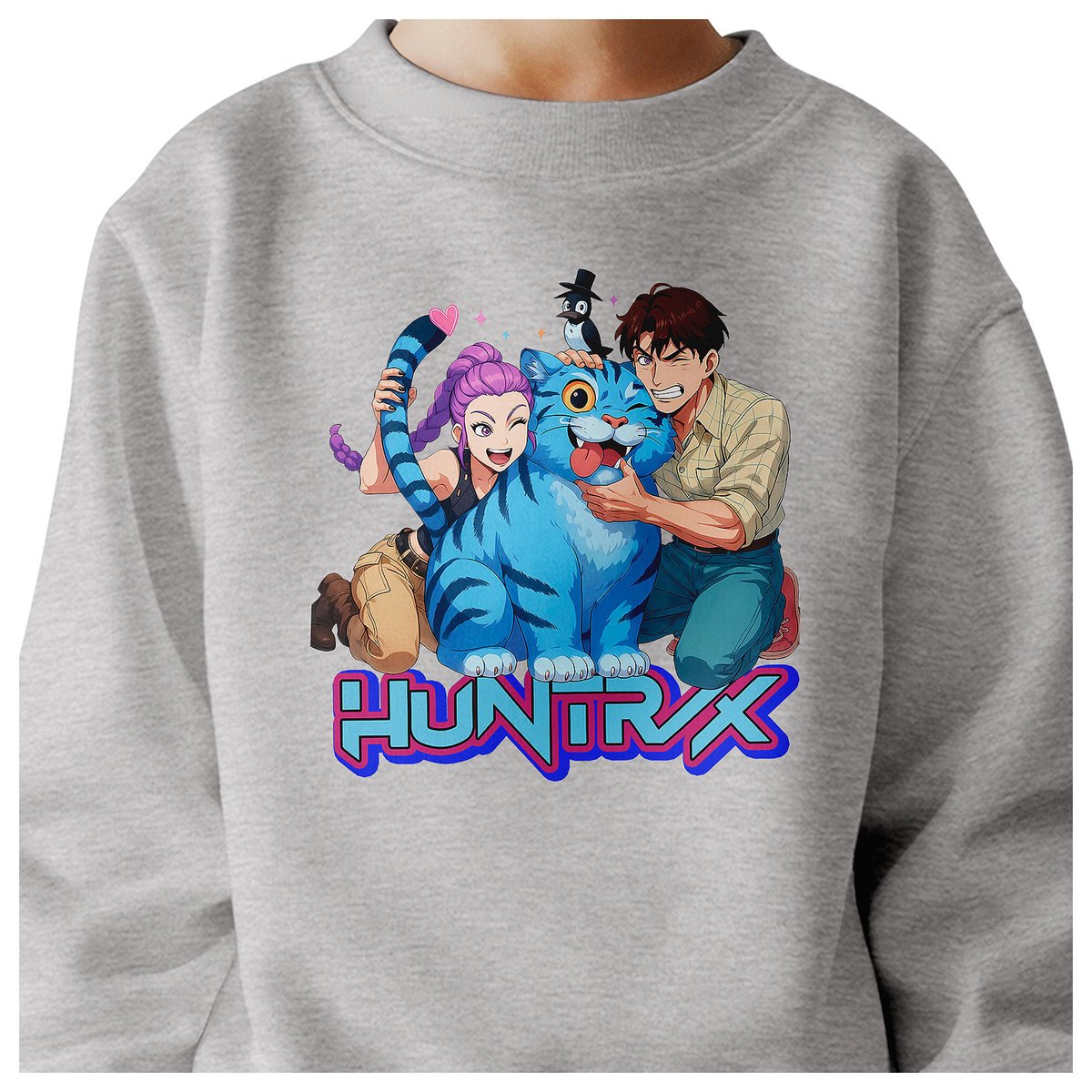 BLUZA DZIECIĘCA KPOP DEMON HUNTERS HUNTRIX 104 BAWEŁNIANA JAKOŚĆ