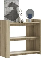 Konsole i sekretarzyki - vidaXL vidaXL Stolik konsolowy, dąb sonoma, 100x35x90 cm - miniaturka - grafika 1