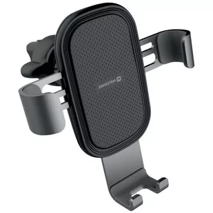 Uchwyt telefonu Swissten S-Grip G1-AV3 do mřížky 65010602) Czarny - Uchwyty samochodowe do telefonów - miniaturka - grafika 1