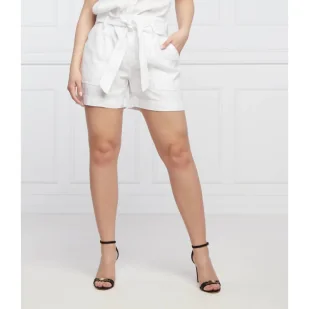 LAUREN RALPH LAUREN Lniane szorty | Regular Fit | high waist - Spodenki damskie - miniaturka - grafika 1