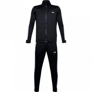 Męski dres komplet treningowy Under Armour UA Rivel Knit Track Suit - czarny - UNDER ARMOUR - Spodnie sportowe męskie - miniaturka - grafika 1