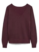 Swetry damskie - Vero Moda Sweter w kolorze ciemnofioletowym - miniaturka - grafika 1