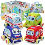 Zabawki sensoryczne - PREZENT DLA ROCZNEGO CHŁOPCA NA URODZINY MIKOŁAJKI ŚWIĘTA AUTKA NAPĘD MATA - miniaturka - grafika 1