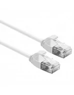 Patchcordy - Patchcord Utp kat.6A LSOH,slim, biały, 3m - miniaturka - grafika 1