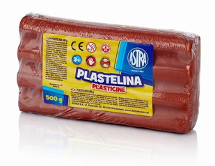 Astra Plastelina 303117016) 500g metaliczna miedziana - Masy plastyczne - miniaturka - grafika 1