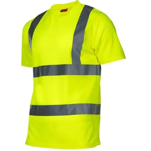 LAHTI PRO Koszulka T-shirt ostrzegawcza żółta rozmiar XL L4020804 LPL4020804 - Odzież robocza - miniaturka - grafika 1