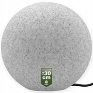 Lampy ogrodowe - Lampa Ogrodowa KAMIENNA KULA 30CM NAZIEMNA do LED E27 ZEWNĘTRZNA IP65 - miniaturka - grafika 1