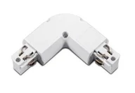 Wyłączniki światła i elektryczne - LEDart V-TAC Szynoprzewodu L Track Light 3 fazowy Biały V-TAC SKU 3529 - miniaturka - grafika 1