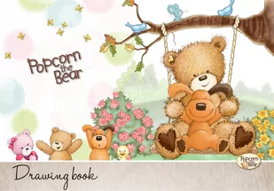 Blok rysunkowy, Miś Popcorn Bear, A3 - Podobrazia, bloki, papiery - miniaturka - grafika 1