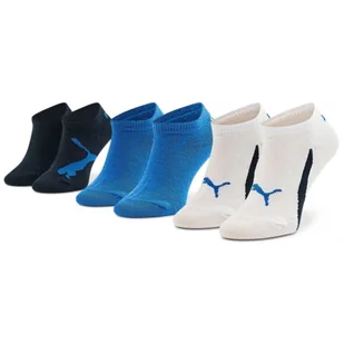 Skarpety Puma Btw Sneaker 907960 (kolor Biały. Granatowy. Niebieski, rozmiar 39-42) - Skarpetki damskie - miniaturka - grafika 1