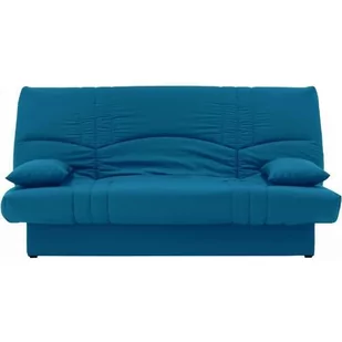 Sofa rozkładana 3-osobowa - Tkanina w kolorze kaczego błękitu - Styl współczesny - dł. 190 x gł. 92 cm - MARZENIE - Sofy i kanapy - miniaturka - grafika 1