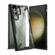 Etui i futerały do telefonów - Ringke Fusion X etui Samsung Galaxy S23 Ultra czarne - miniaturka - grafika 1