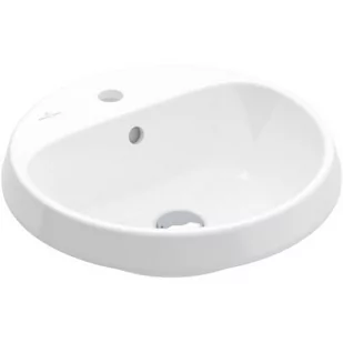 Villeroy & Boch Architectura umywalka 45 cm wpuszczana okrągła Weiss Alpin 5A654501 - Umywalki - miniaturka - grafika 1