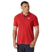 Koszulki męskie - Męska koszulka polo Helly Hansen Ocean Polo 2.0 red - M - miniaturka - grafika 1
