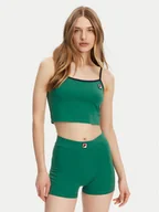 Koszulki i topy damskie - Fila Top Lissey FAW1028 Zielony Cropped Fit - miniaturka - grafika 1