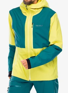 Kurtka membranowa Marmot Refuge Jacket - limelight/dark jungle - Kurtki narciarskie - miniaturka - grafika 1