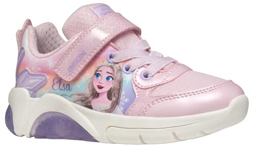 Geox J Fadinlight Girl E dziewczęce sneakersy, Różowy liliowy, 24 EU