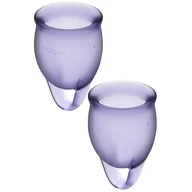 Kubeczki menstruacyjne - Satisfyer Satisfyer Feel Confident Menstrual Cup Lilla - miniaturka - grafika 1