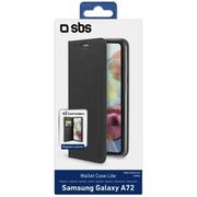 Etui i futerały do telefonów - SBS Etui Book Wallet Lite do Samsung Galaxy A72 Czarny TEBKLITESAA72K - miniaturka - grafika 1