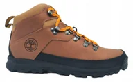 Botki męskie - Buty zimowe męskie Timberland World Hiker brązowe rozmiar 42 - miniaturka - grafika 1