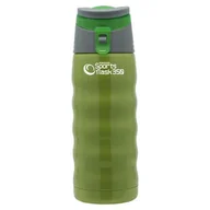 Kubki termiczne - Grunwerg Kubek termiczny Sport Plus, zielony, 350 ml - miniaturka - grafika 1