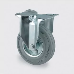 Koła przemysłowe z maksymalnym obciążeniem 70-205 kg, szara guma - Pozostałe wyposażenie warsztatu - miniaturka - grafika 2