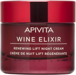 Elixir Apivita Apivita Wine odbudowująco-litingujący krem na noc 50ml - Kremy do twarzy - miniaturka - grafika 1