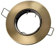 Żarówki LED - Reflektor wpuszczany GU10 Ø80mm otwór wiercony aluminium w komplecie GU10 5W neutralny biały 350 lumen żarówka LED Patin okrągła - miniaturka - grafika 1