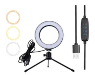 Akcesoria fotograficzne - ZD67B Lampa pierścieniowa 16cm led staty - miniaturka - grafika 1