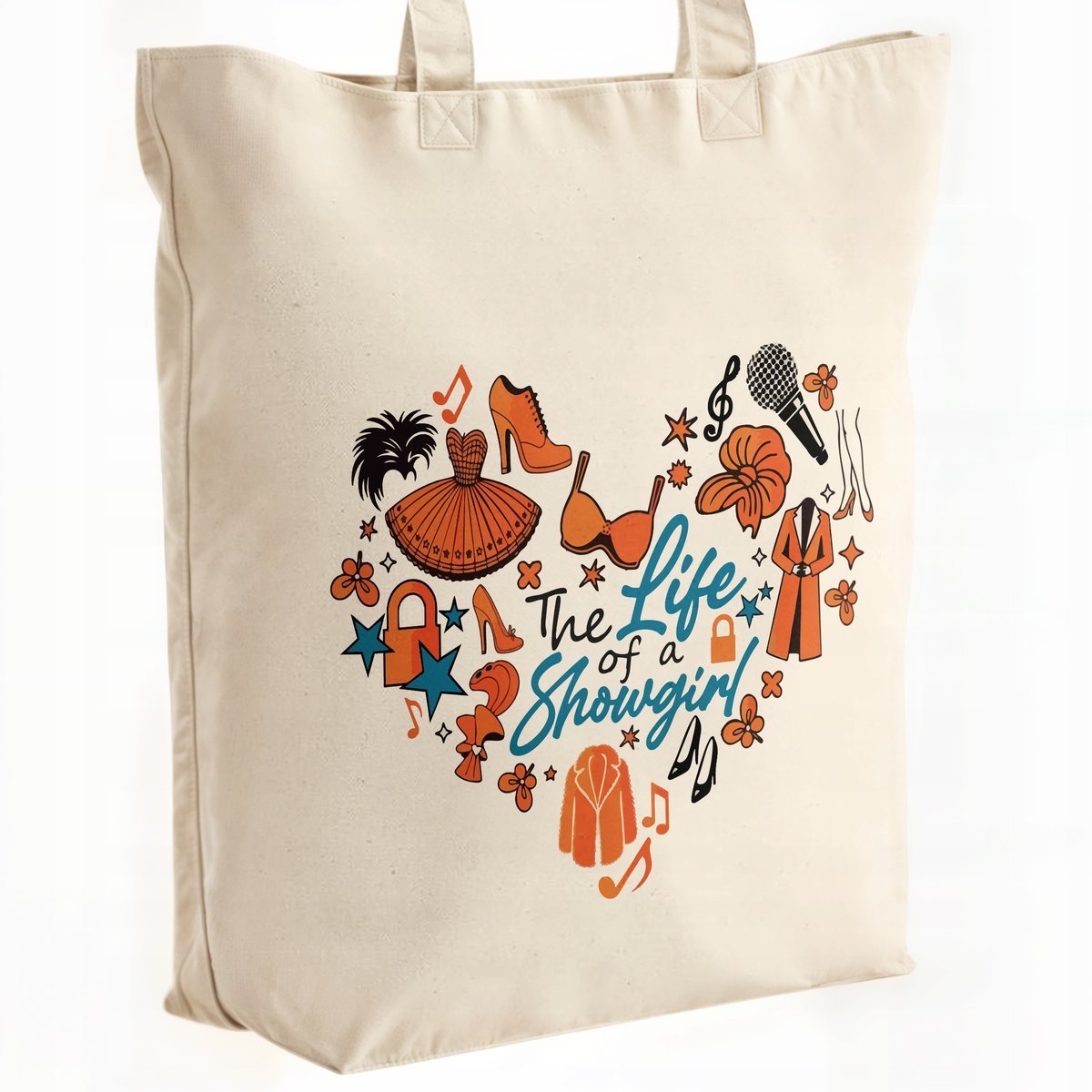 Torba bawełniana premium na zakupy Taylor Swift The Life Of A Showgirl