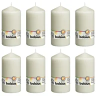 Świece - Bolsius Świece pieńkowe, 8 szt., 150 x 78 mm, kość słoniowa Sfeerpunt - miniaturka - grafika 1