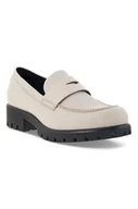Półbuty damskie - ECCO Modtray W - Damskie skórzane loafery - Biały - Size: 41 (UK 7.5) - miniaturka - grafika 1