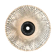 Lampy sufitowe - QAZQA Rattanowy abażur orientalny 50 cm - Rina - miniaturka - grafika 1