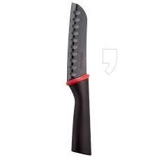 Tefal Ingenio czarny ceramiczne Nóż pojedynczy santoku 13 cm K1520414 - Noże kuchenne - miniaturka - grafika 1