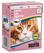 Mokra karma dla kotów - Bozita Cat Łosoś W Sosie 370g - miniaturka - grafika 1