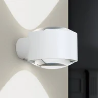 Lampy ogrodowe - ORION Kinkiet zewnętrzny Tatra LED, biały, Ø 10,2 cm, aluminium, góra/dół - miniaturka - grafika 1