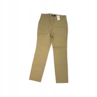 Spodnie damskie - Spodnie jeansowe damskie RALPH LAUREN beżowe M - miniaturka - grafika 1