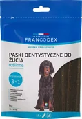 Przysmaki dla psów - FRANCODEX Paski do gryzienia M na brzydki zapach z pyska 352,5 g/15 szt - miniaturka - grafika 1