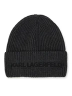 Czapki dla dzieci - Karl Lagerfeld Kids Czapka Z21039 Szary - miniaturka - grafika 1