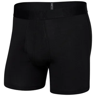 Bokserki Saxx Droptemp Cooling Cotton Boxer Brief Fly Rozmiar: L / Kolor: czarny - Majtki męskie - miniaturka - grafika 1