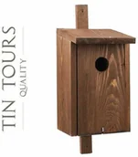 Karmniki dla ptaków - BRĄZOWA BUDKA LĘGOWA DLA PTAKÓW 17x14/17,5/20x30/45 cm - miniaturka - grafika 1