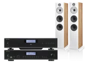 Zestawy stereo - Rotel A12 MKII (czarny) + CD14 MKII (czarny) + 603 S3 (dąb) - miniaturka - grafika 1