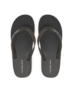 Klapki i japonki męskie - Calvin Klein Jeans Japonki Thong+ Tpu YM0YM01265 Czarny - miniaturka - grafika 1