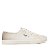 Trampki damskie - Tenisówki Pepe Jeans Brady Colors W PLS31600 Różowy - miniaturka - grafika 1