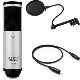 MXL TEMPO SK + Pop filtr + kabel 3m ♦ 30 DNI NA ZWROT ♦ GWARANCJA DOOR-TO-DOOR ♦ SZYBKA WYSYŁKA - Mikrofony estradowe - miniaturka - grafika 1